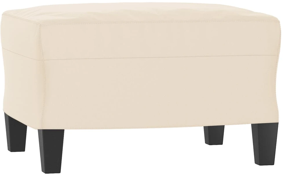 Trivietė sofa su pakoja, smėlio, 180cm, mikropluošto audinys