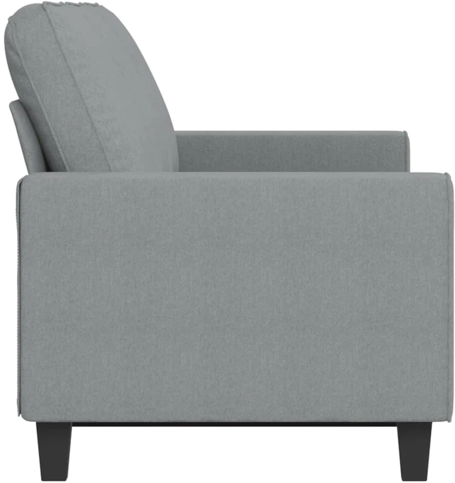Trivietė sofa, šviesiai pilkos spalvos, 180cm, audinys