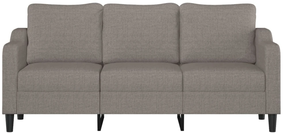 Trivietė sofa, taupe spalvos, 180cm, audinys