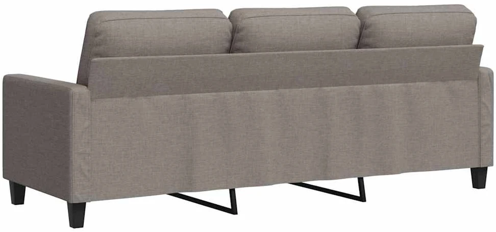Trivietė sofa, taupe spalvos, 180cm, audinys