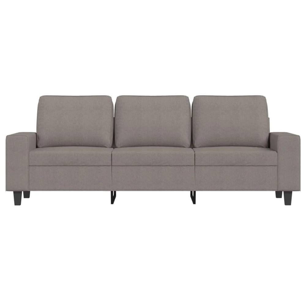 Trivietė sofa, taupe spalvos, 180cm, audinys