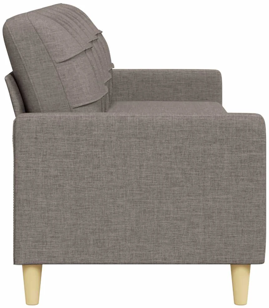 Trivietė sofa, taupe spalvos, 180cm, audinys
