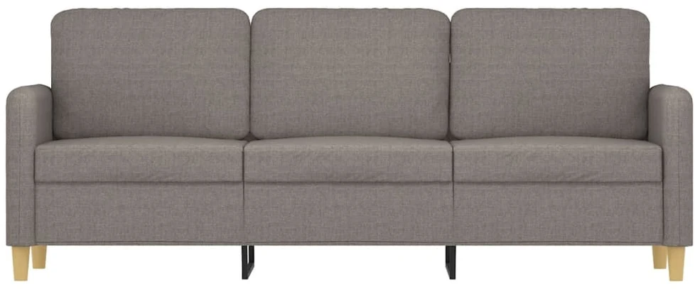 Trivietė sofa, taupe spalvos, 180cm, audinys