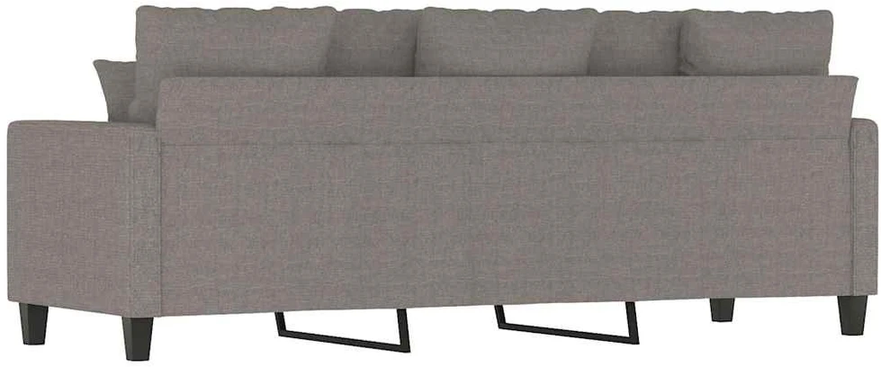 Trivietė sofa, taupe spalvos, 180cm, audinys