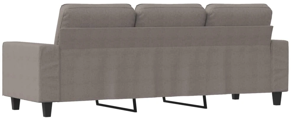 Trivietė sofa, taupe spalvos, 180cm, audinys