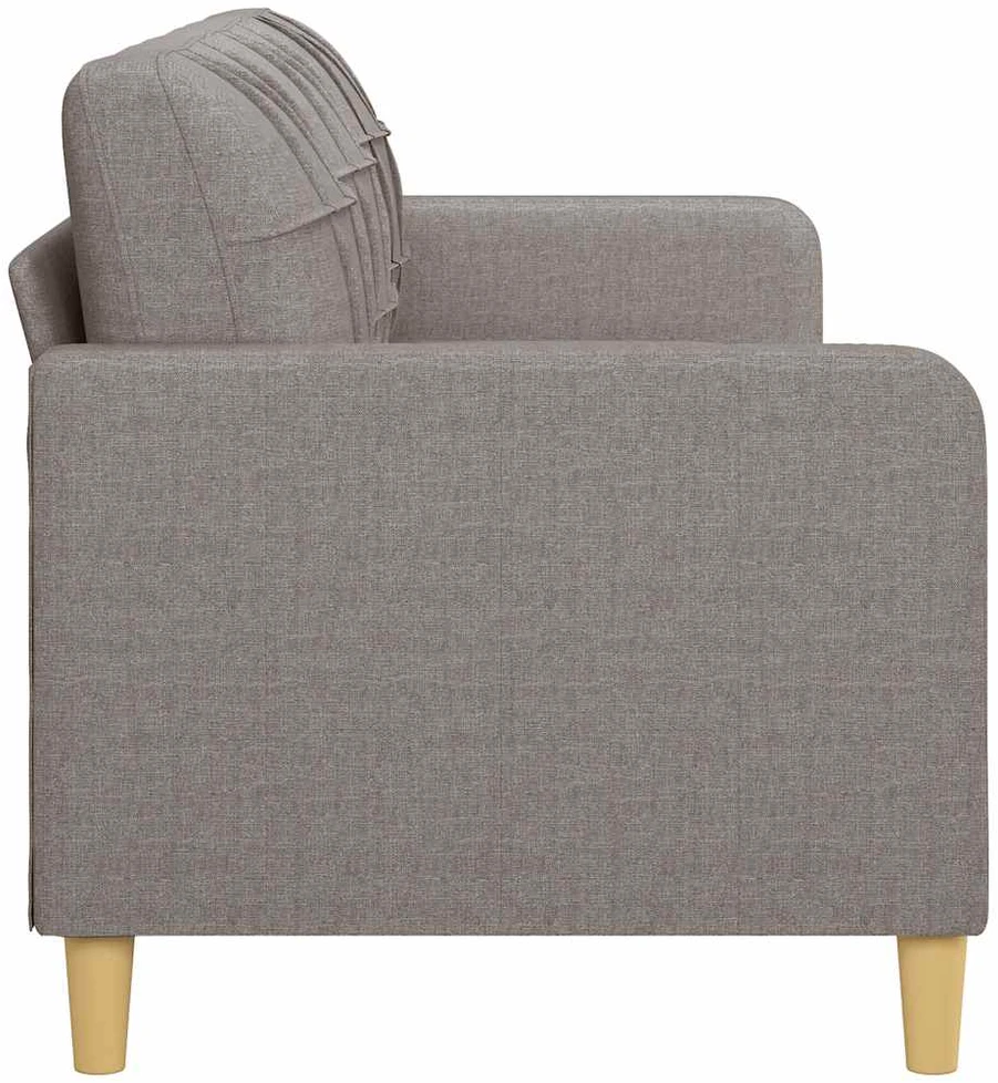 Trivietė sofa, taupe spalvos, 180cm, audinys