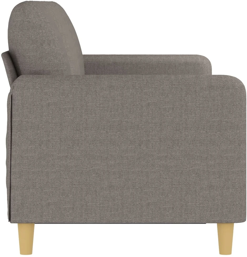 Trivietė sofa, taupe spalvos, 180cm, audinys