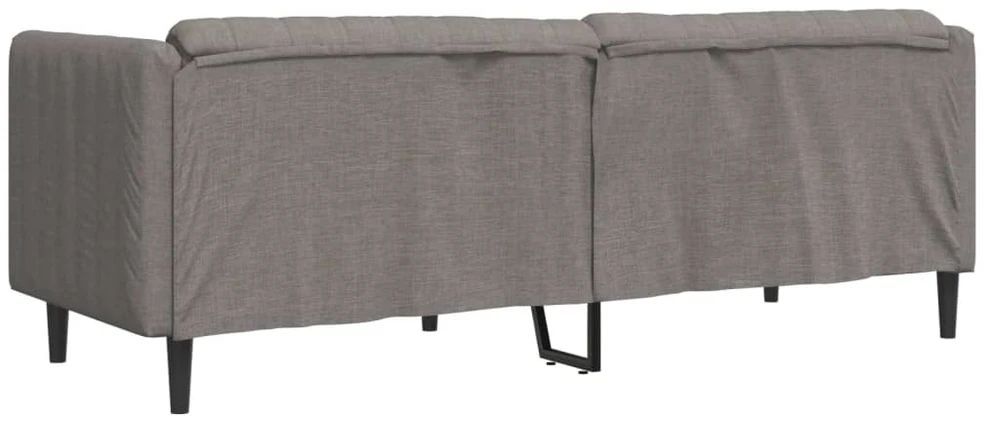 Trivietė sofa, taupe spalvos, audinys