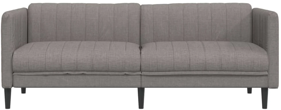 Trivietė sofa, taupe spalvos, audinys