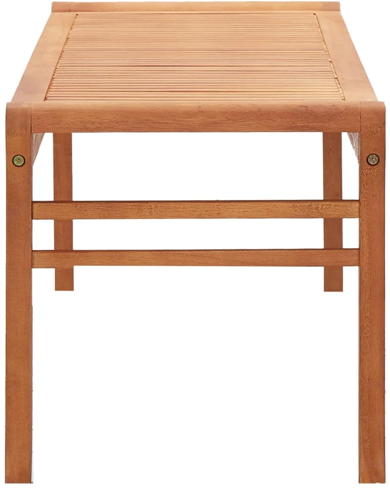 Trivietis sodo suoliukas, 150cm, eukalipto medienos masyvas