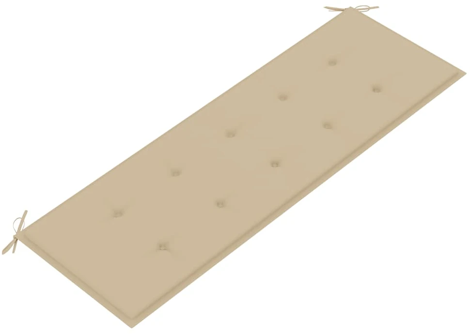 Trivietis sodo suoliukas su pagalve, 150cm, eukalipto masyvas