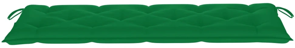Trivietis sodo suoliukas su pagalvėle, 150cm, eukalipto masyvas