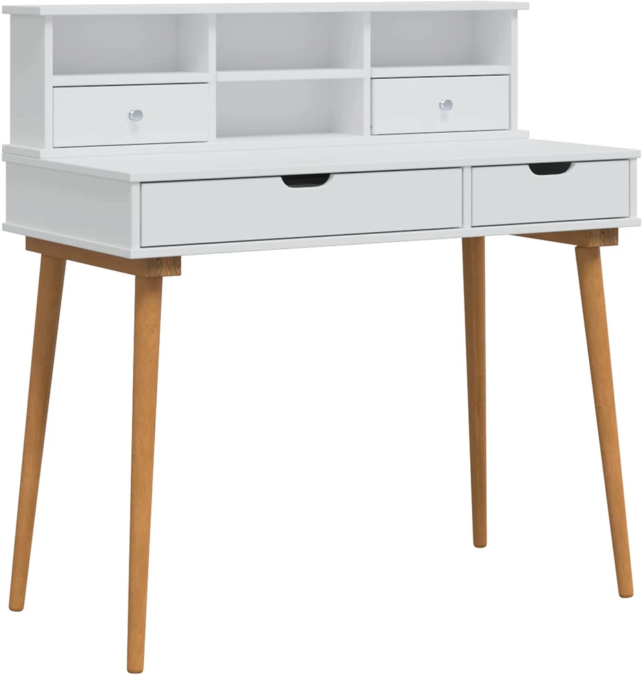 Tualetės rinkinys FAUSKE 2 vnt. Balta 100 x 50 x 103,5 cm