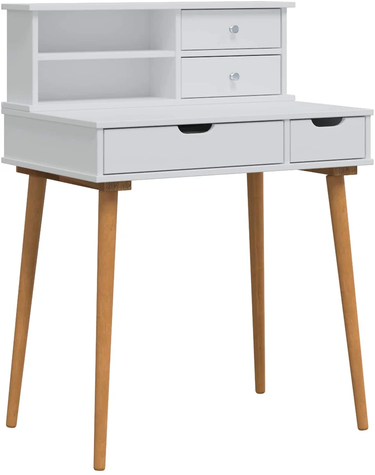 Tualetės rinkinys FAUSKE 2 vnt. Balta 76 x 50 x 103,5 cm