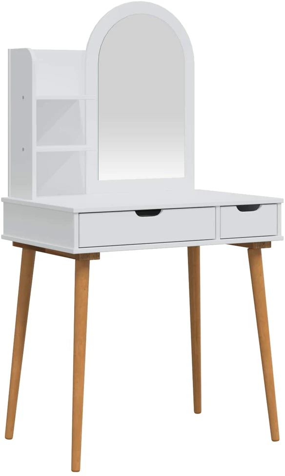 Tualetės rinkinys FAUSKE 3 vnt. Balta 76 x 50 x 143 cm