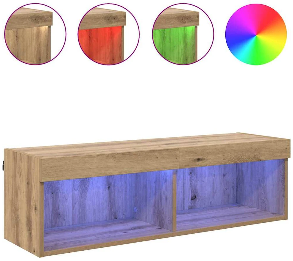 TV staliukas TV sieninė spintelė 100 x 30 x 30 cm Amatininkų ąžuolas