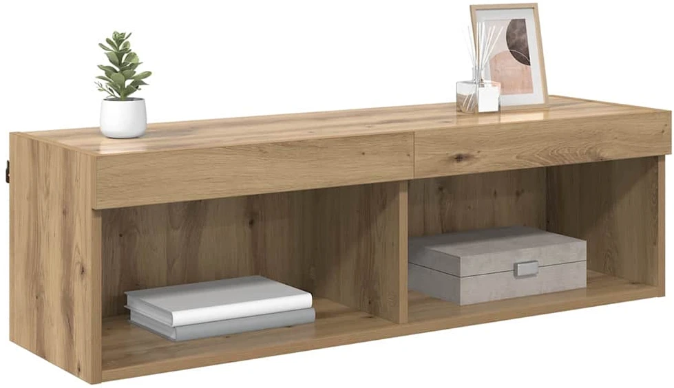 TV staliukas TV sieninė spintelė 100 x 30 x 30 cm Amatininkų ąžuolas