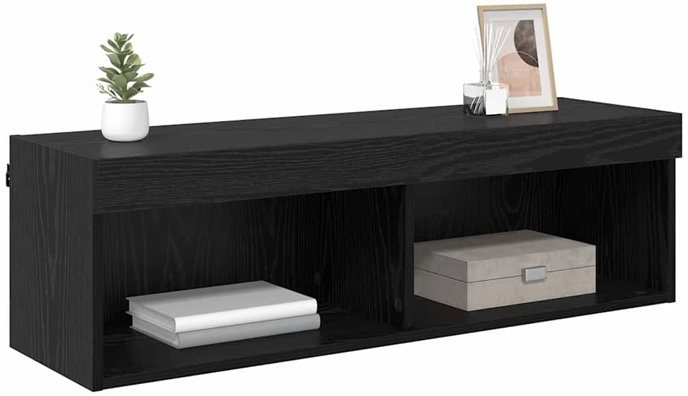 TV staliukas TV sieninė spintelė 100 x 30 x 30 cm Juodas ąžuolas