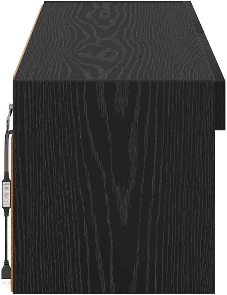 TV staliukas TV sieninė spintelė 100 x 30 x 30 cm Juodas ąžuolas