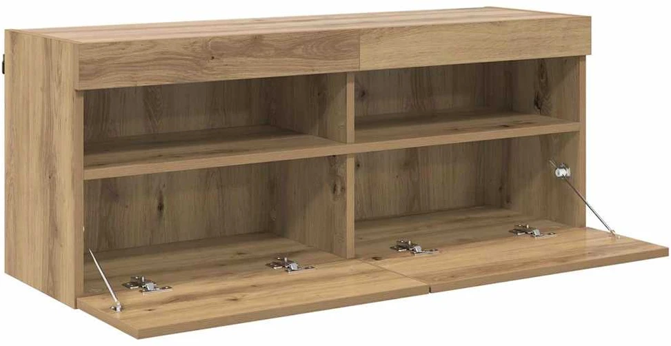 TV staliukas TV sieninė spintelė 100 x 30 x 40 cm Amatininkų ąžuolas