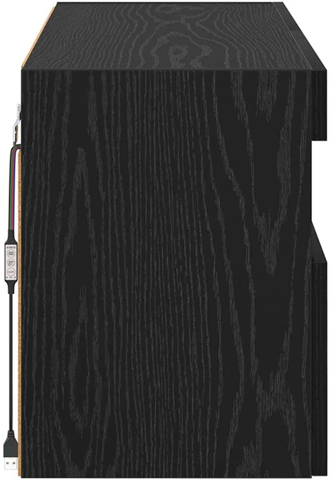 TV staliukas TV sieninė spintelė 100 x 30 x 40 cm Juodas ąžuolas