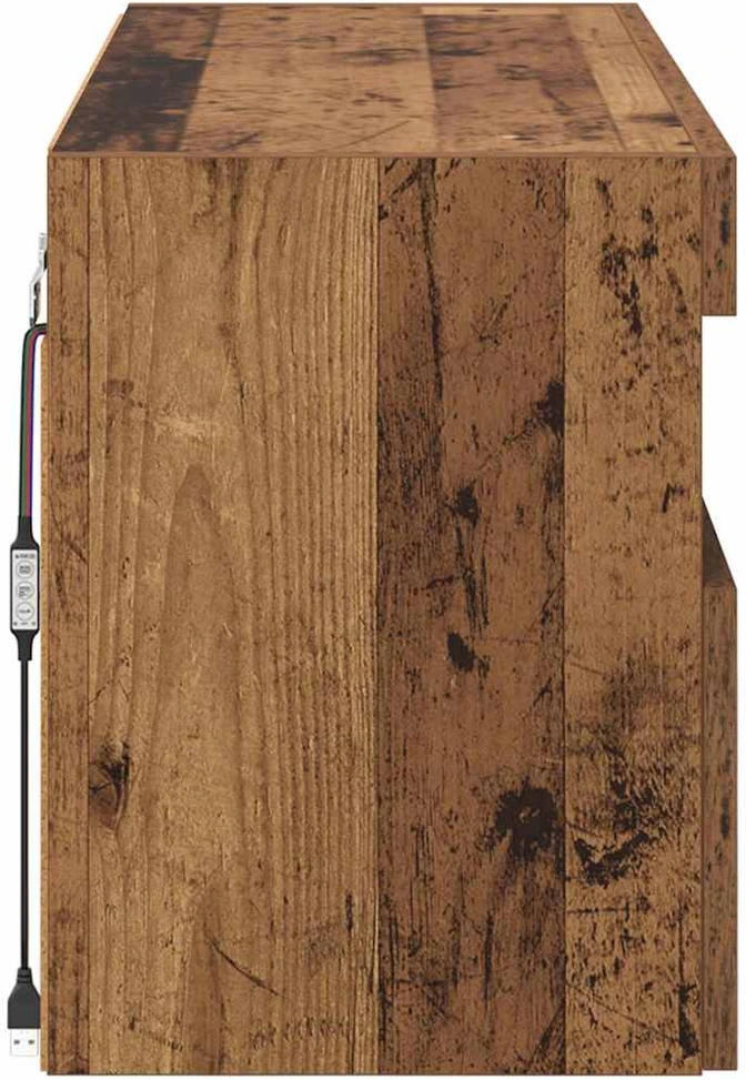 TV staliukas TV sieninė spintelė 100 x 30 x 40 cm Senovinis medis