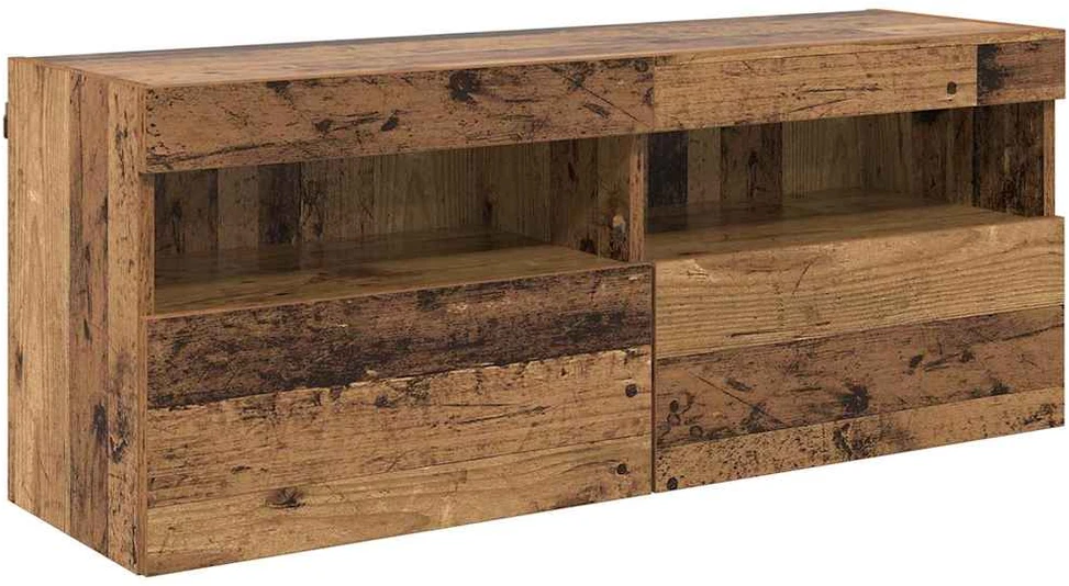 TV staliukas TV sieninė spintelė 100 x 30 x 40 cm Senovinis medis