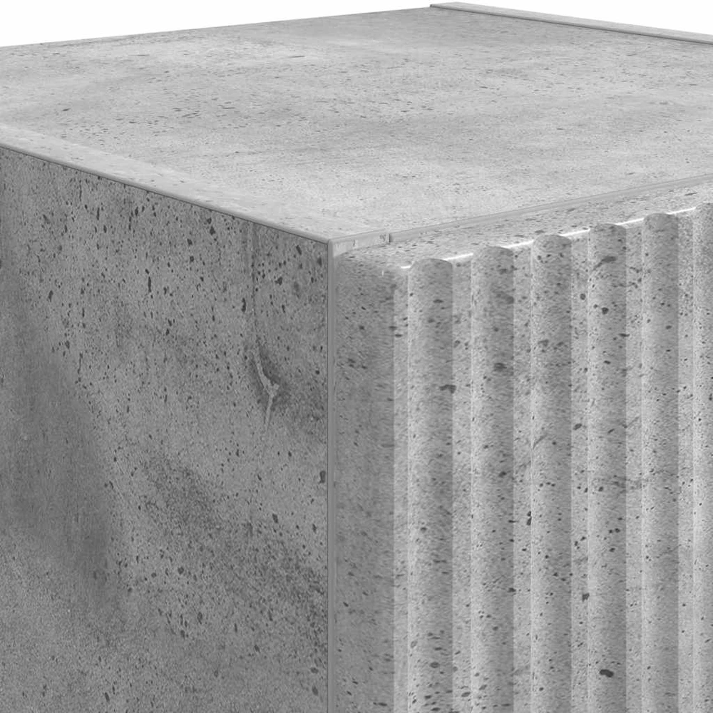 TV staliukas TV sieninė spintelė 2 vnt. Betoninė Apdirbta mediena