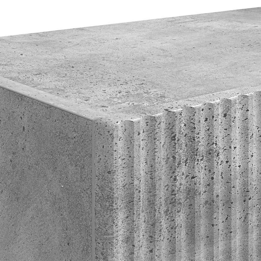 TV staliukas TV sieninė spintelė 2 vnt. Betoninė Apdirbta mediena