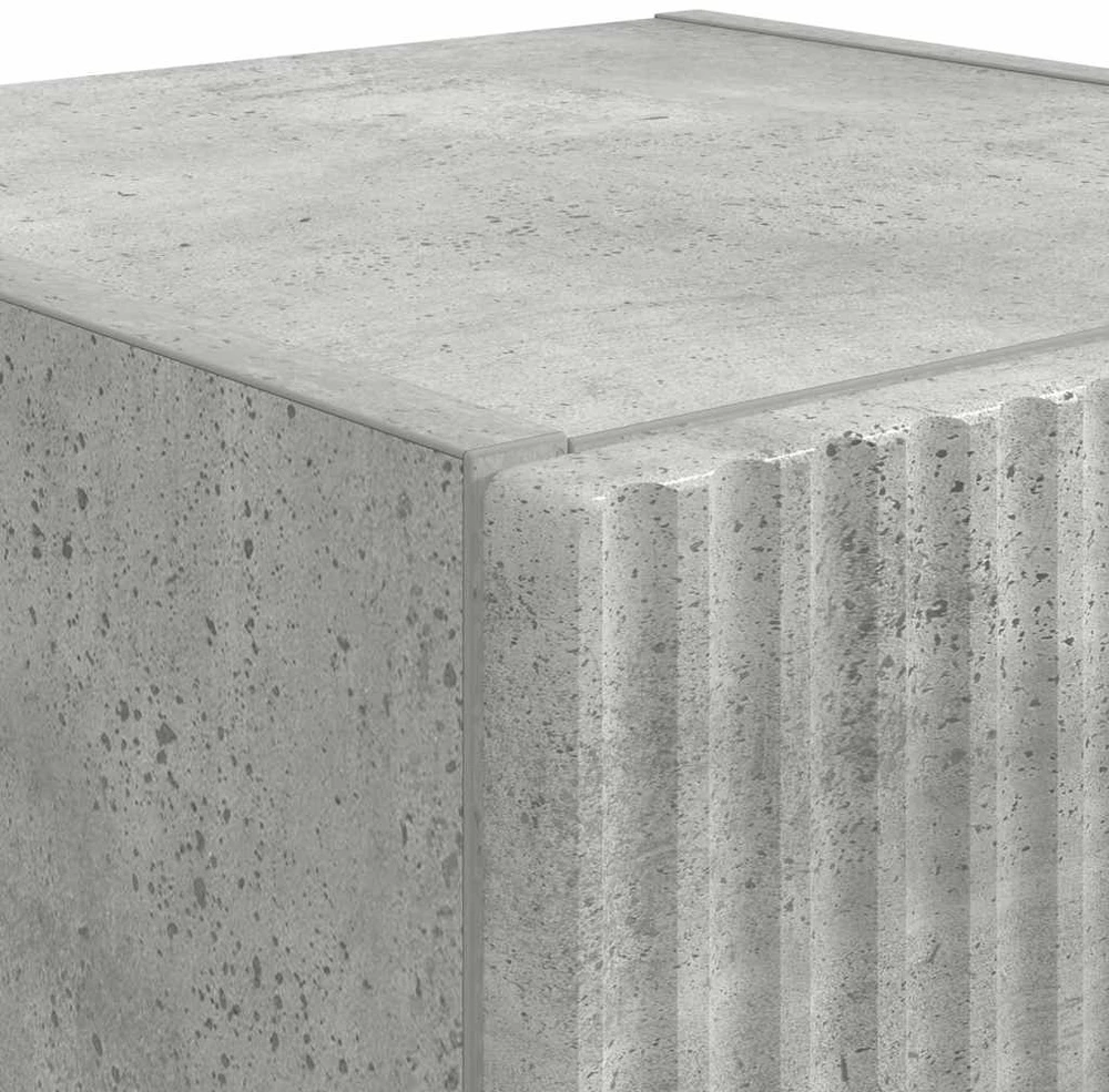 TV staliukas TV sieninė spintelė 30 x 31 x 80 cm Betoninė Apdirbta mediena