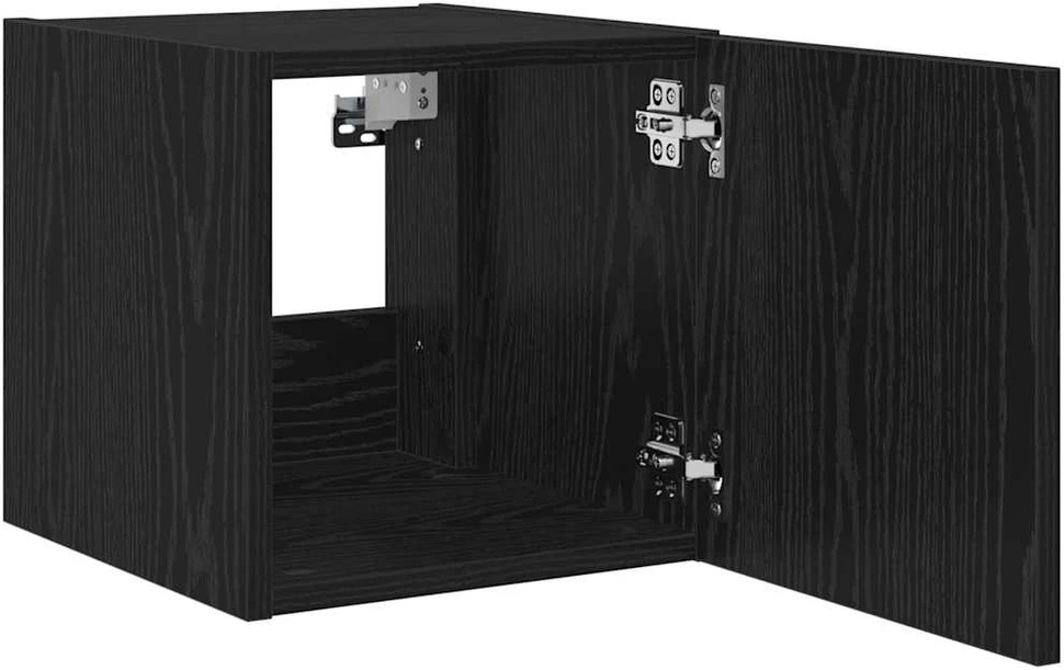 TV staliukas TV sieninė spintelė 30,5 x 35 x 30 cm Juodas ąžuolas