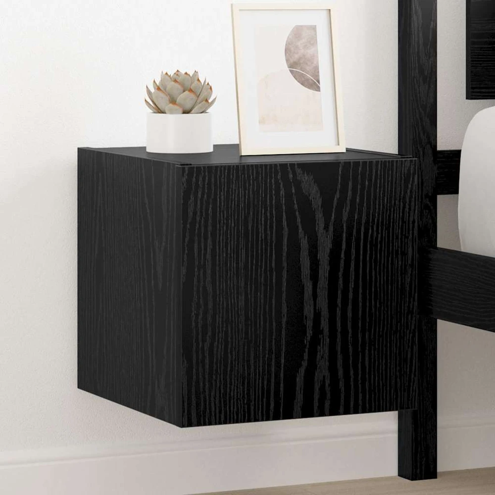 TV staliukas TV sieninė spintelė 30,5 x 35 x 30 cm Juodas ąžuolas