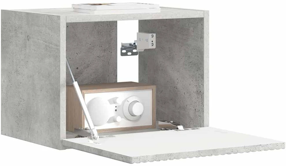 TV staliukas TV sieninė spintelė 39 x 31 x 29,5 cm Betoninė Apdirbta mediena