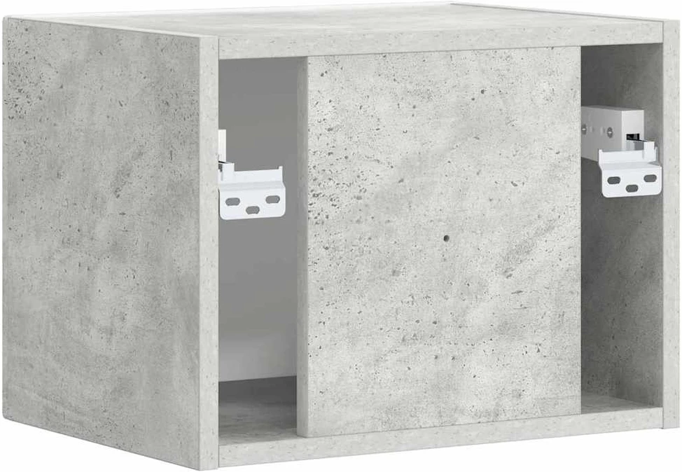 TV staliukas TV sieninė spintelė 39 x 31 x 29,5 cm Betoninė Apdirbta mediena