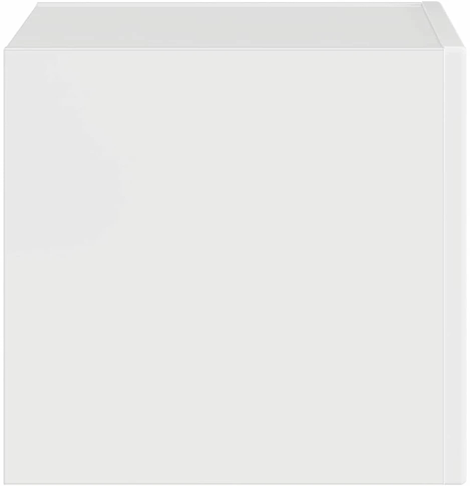 TV sieninė spintelė 39 x 31 x 29,5 cm Blizgus baltas