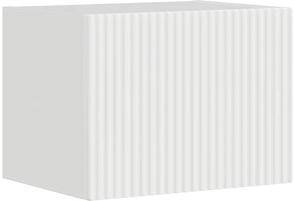 TV sieninė spintelė 39 x 31 x 29,5 cm Blizgus baltas