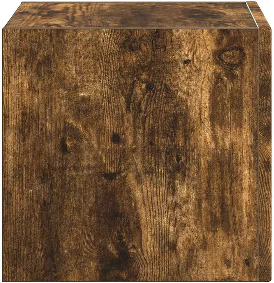 TV staliukas TV sieninė spintelė 39 x 31 x 29,5 cm Rūkyta ąžuolas