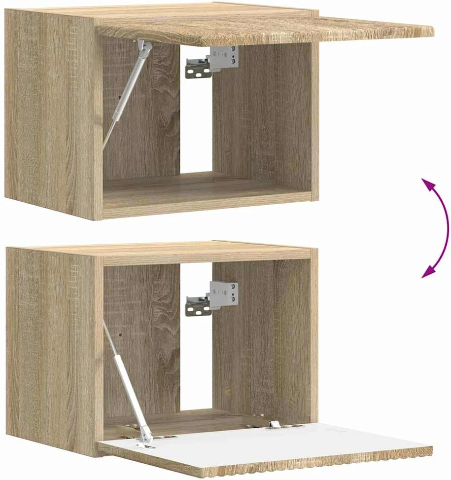 TV staliukas TV sieninė spintelė 39 x 31 x 29,5 cm Sonoma Apdirbta mediena