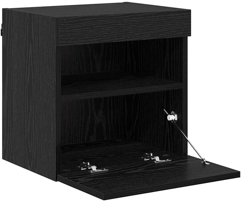 TV staliukas TV sieninė spintelė 40 x 30 x 40 cm Juodas ąžuolas