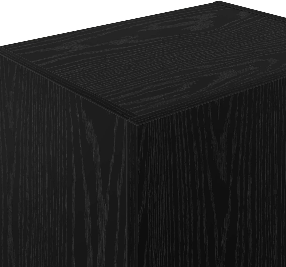 TV staliukas TV sieninė spintelė 40,5 x 30 x 102 cm Juodas ąžuolas