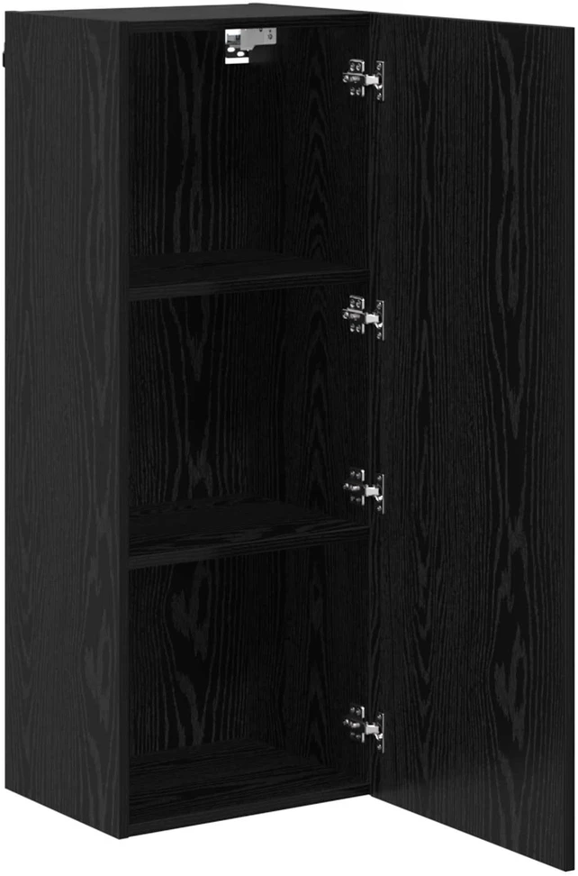 TV staliukas TV sieninė spintelė 40,5 x 30 x 102 cm Juodas ąžuolas