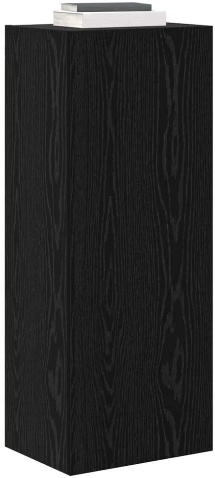 TV staliukas TV sieninė spintelė 40,5 x 30 x 102 cm Juodas ąžuolas