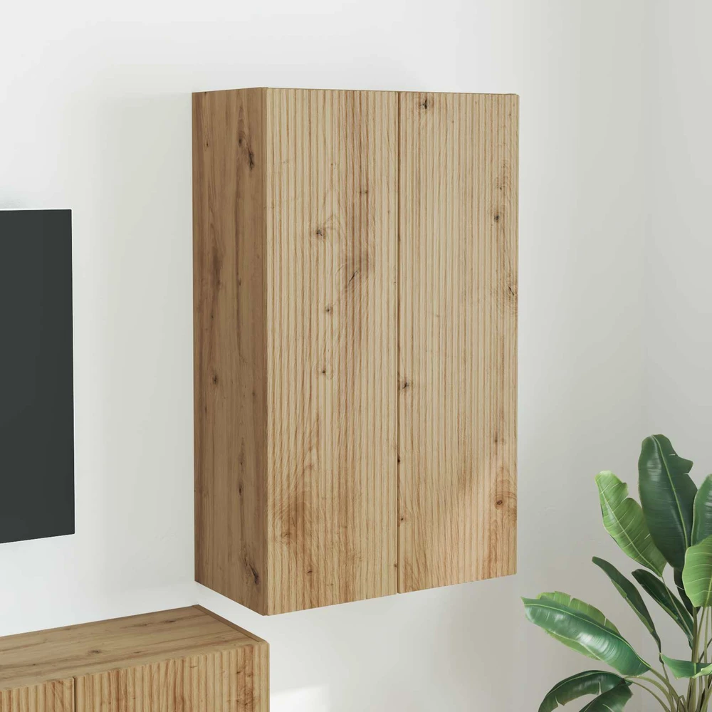 TV staliukas TV sieninė spintelė 59,5 x 31 x 100 cm Amatininkų ąžuolas