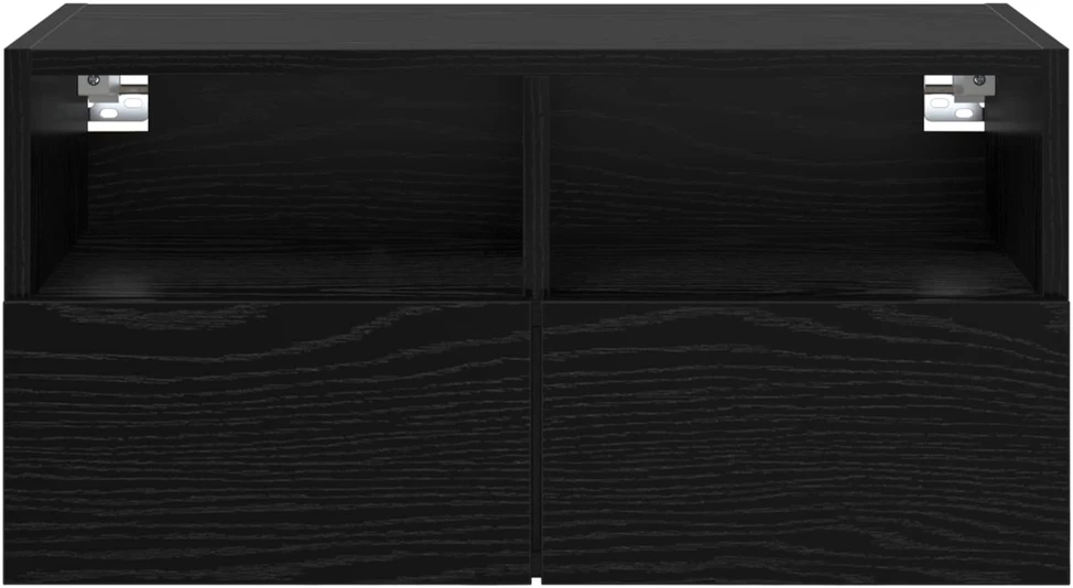 TV staliukas TV sieninė spintelė 60 x 30 x 30 cm Juodas ąžuolas