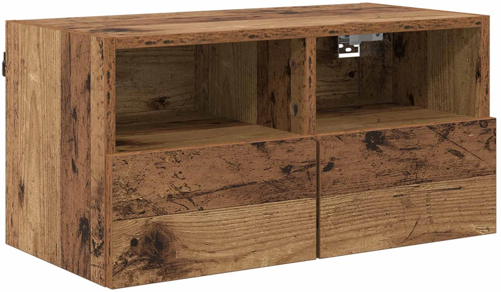 TV staliukas TV sieninė spintelė 60 x 30 x 30 cm Senovinis medis