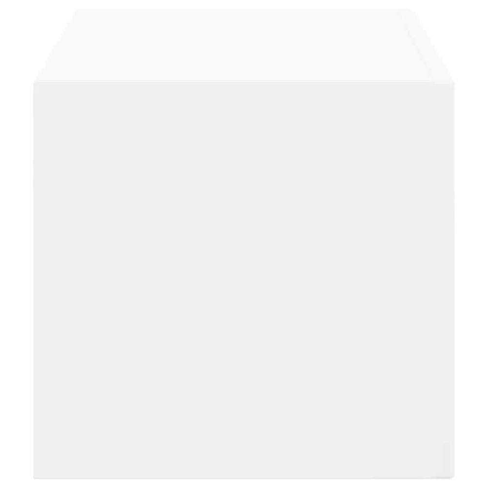 TV staliukas TV sieninė spintelė 60 x 31 x 29,5 cm Balta Apdirbta mediena