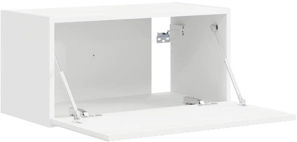 TV staliukas TV sieninė spintelė 60 x 31 x 29,5 cm Balta Apdirbta mediena