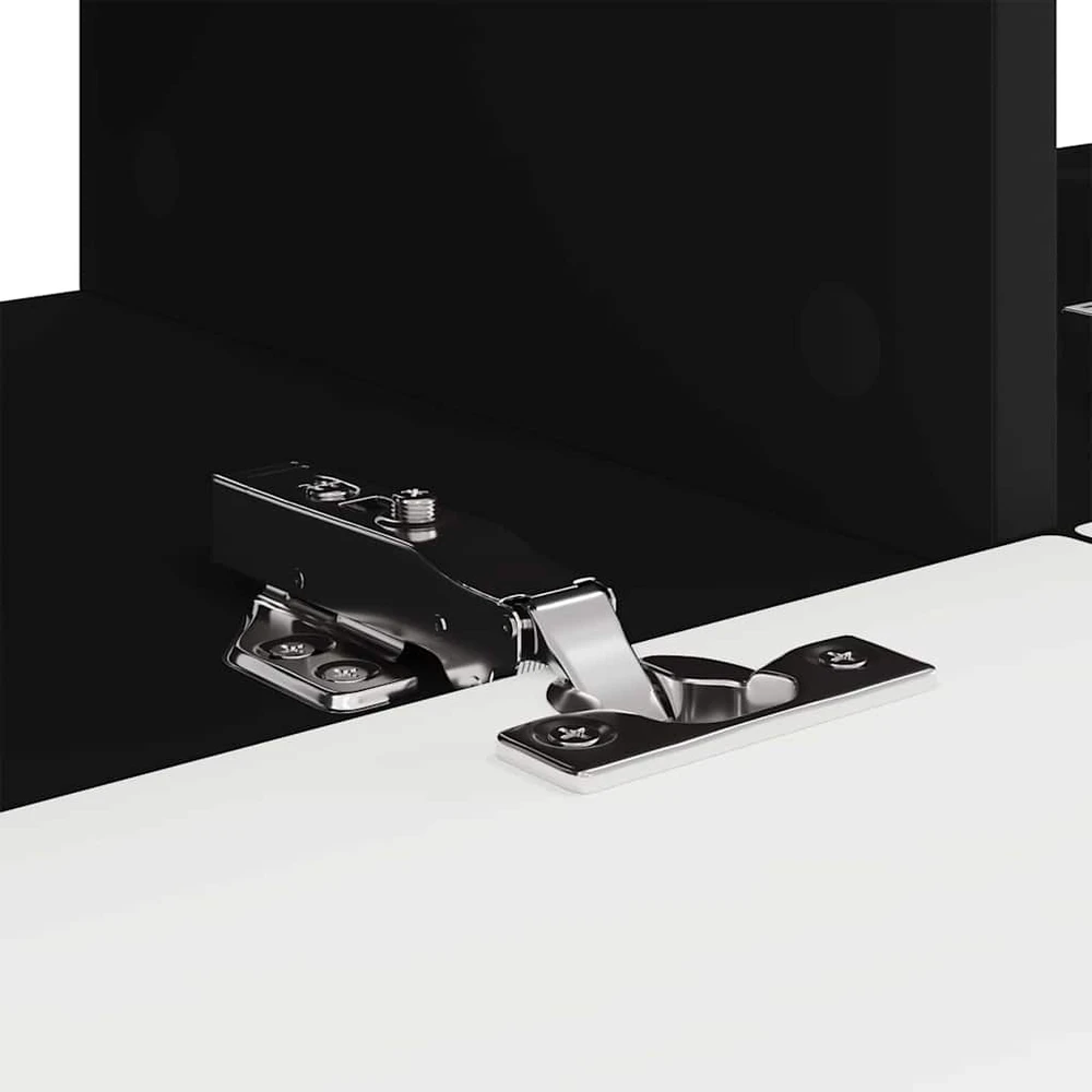 TV staliukas TV sieninė spintelė 78,5 x 31 x 29,5 cm Juoda Apdirbta mediena