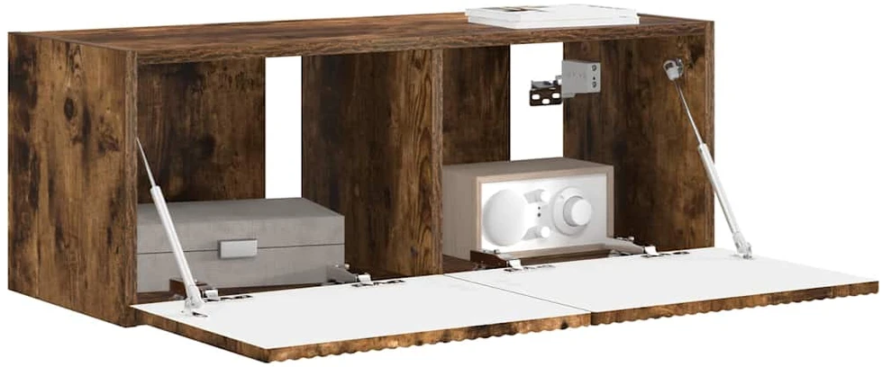 TV staliukas TV sieninė spintelė 78,5 x 31 x 29,5 cm Rūkyta ąžuolas