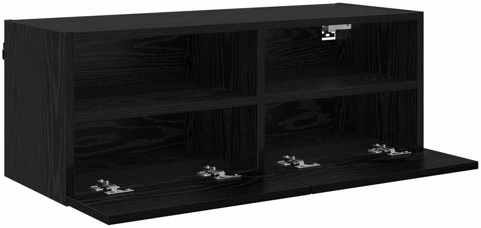 TV staliukas TV sieninė spintelė 80 x 30 x 30 cm Juodas ąžuolas